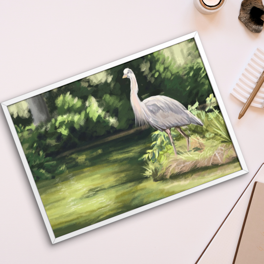 Heron on the Lake